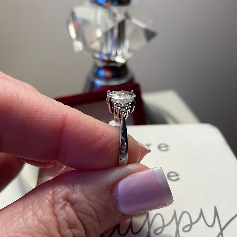 Rare Imported Natural Paraiba .925 Sterling Silver Ring - Picture 3 of 6